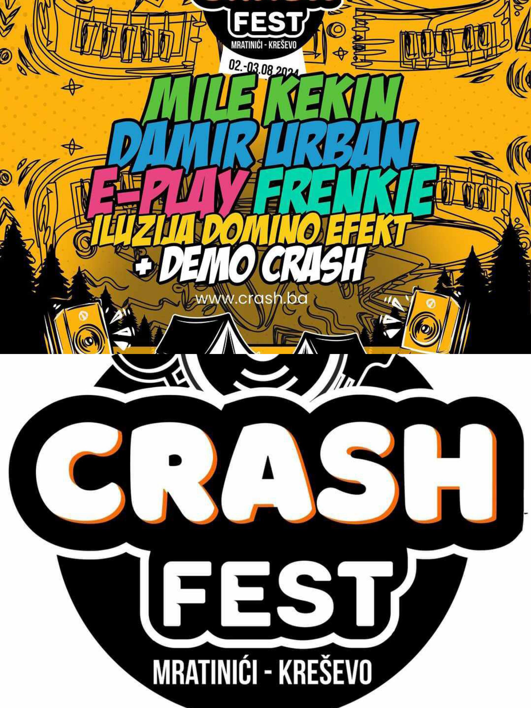CRASH FEST MUZIČKI FESTIVAL – OD DEMO BENDOVA DO POPULARNIH MUZIČKIH ZVIJEZDA